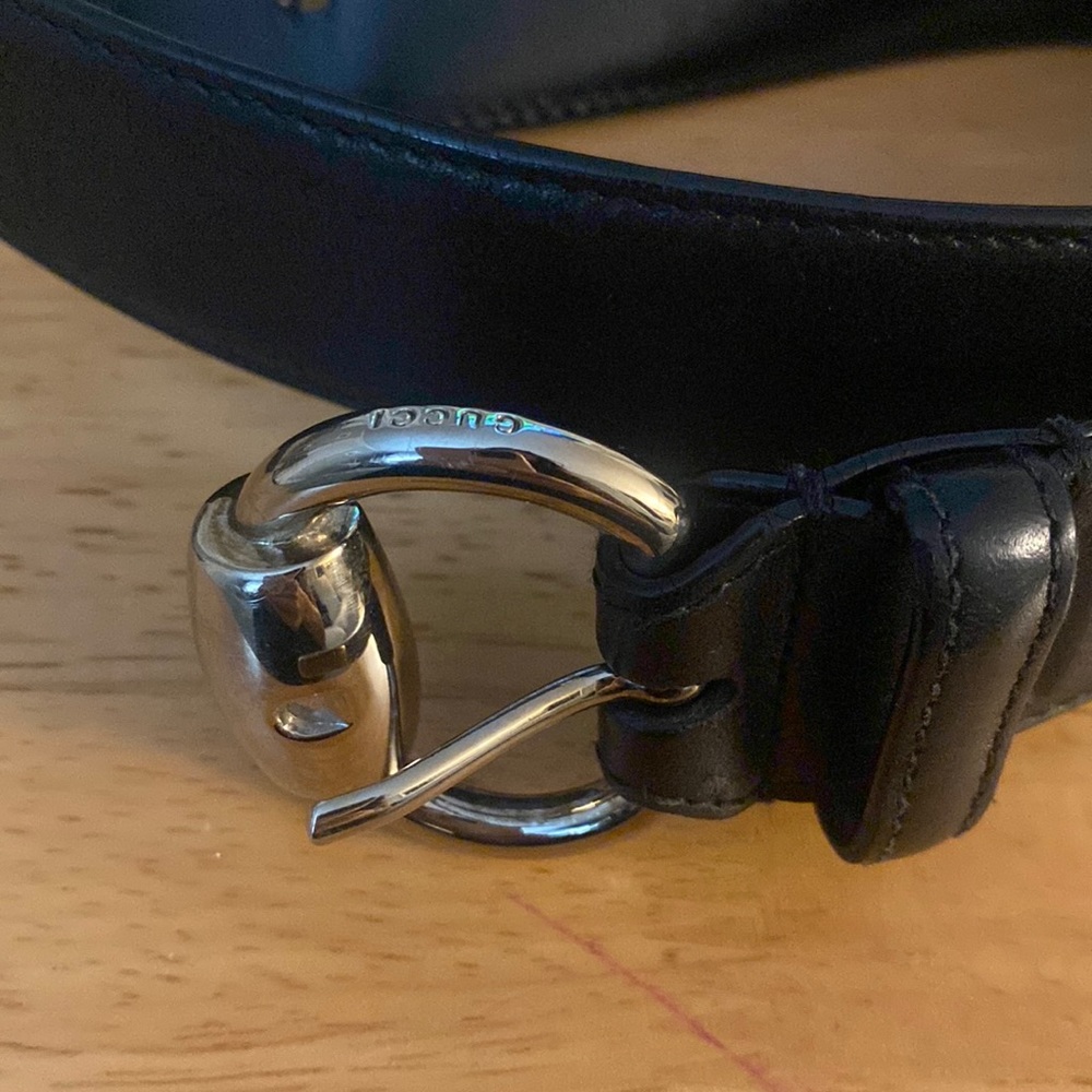 Black Gucci Belt